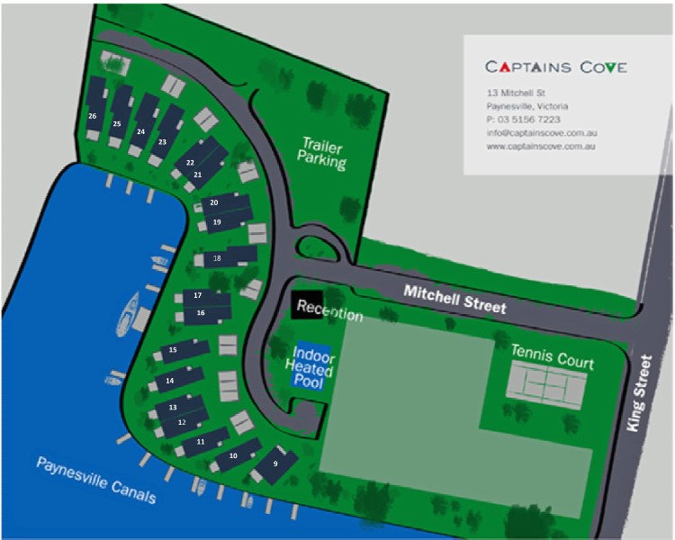Captains Cove resort plan